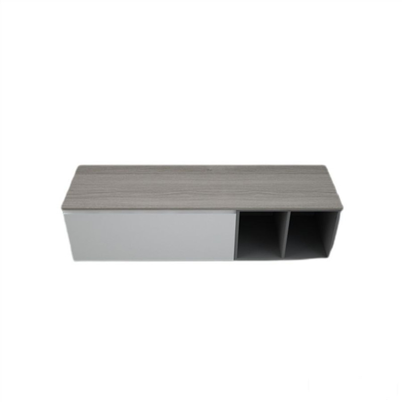 Blat meblowy rak-plano techwood 161x46 cm - grey elm Rak-plano RAK Ceramics (PLASL16146EGY)