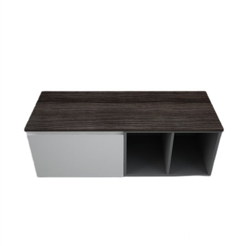 Blat meblowy rak-plano techwood 121x46 cm - moka walnut Rak-plano RAK Ceramics (PLASL12146MOK)