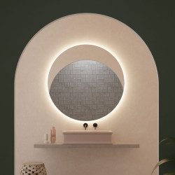 Lustro okrąg led 120 cm...