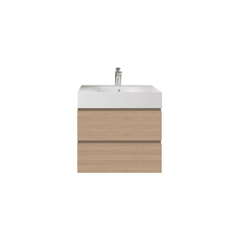 Zestaw des umywalka z otworem & szafka joy podumywalkowa podwieszana 60 scandinavian oak Joy RAK Ceramics (undefined)