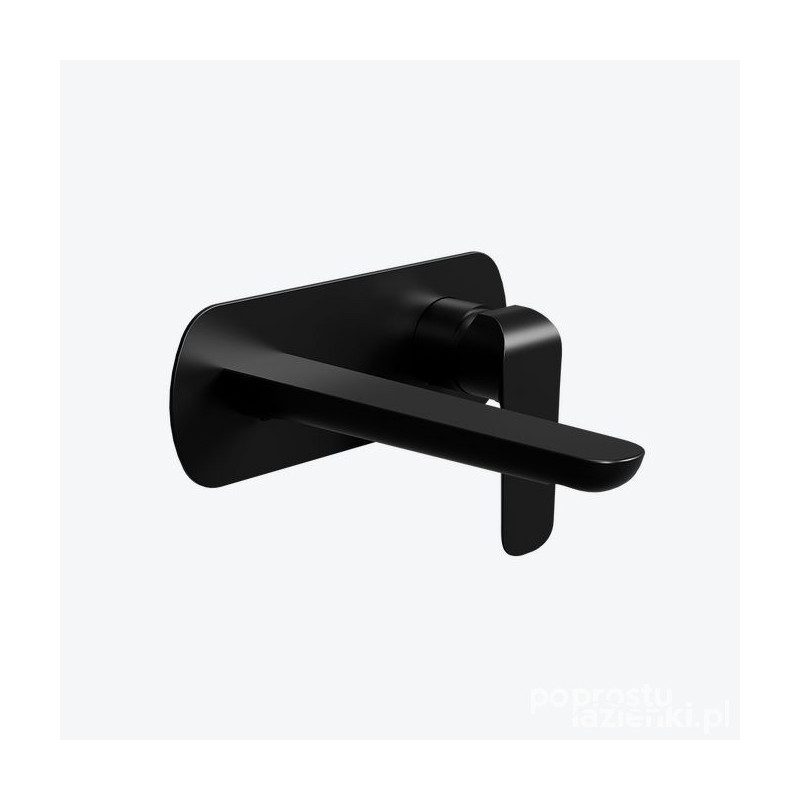 Bateria umywalkowa podtynkowa Czarny Soft Clever 2.0 Excellent (AREX.4115BS)