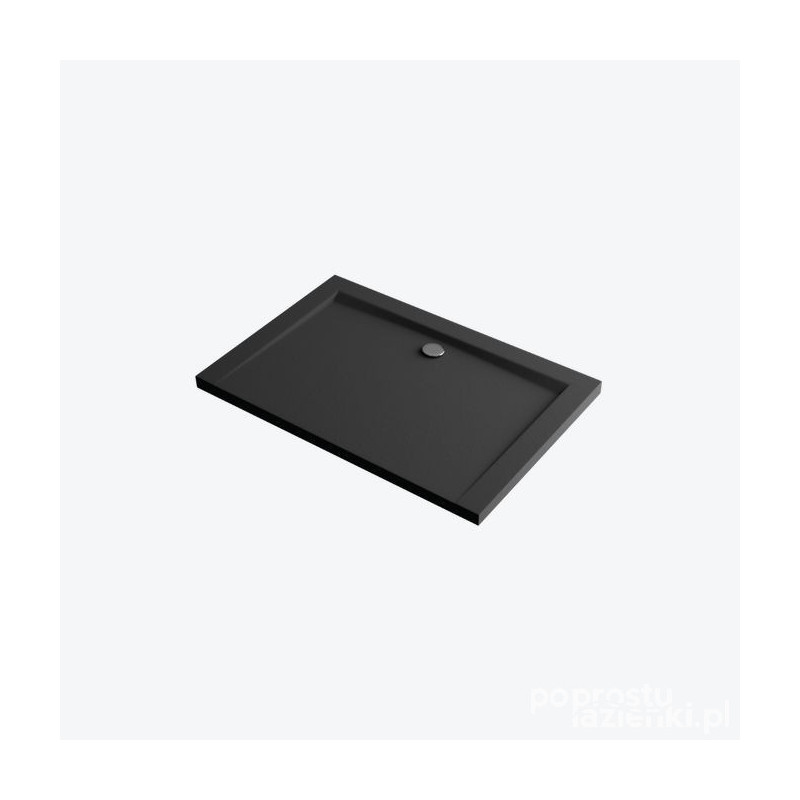 Brodzik prostokątny 120x80 Forma X czarny mat Excellent (BREX.1403.120.080.BLN)