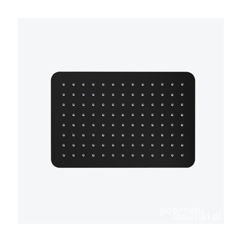 Głowica prostokątna 20x30 Slim czarny mat Excellent (AREX.3062BL)