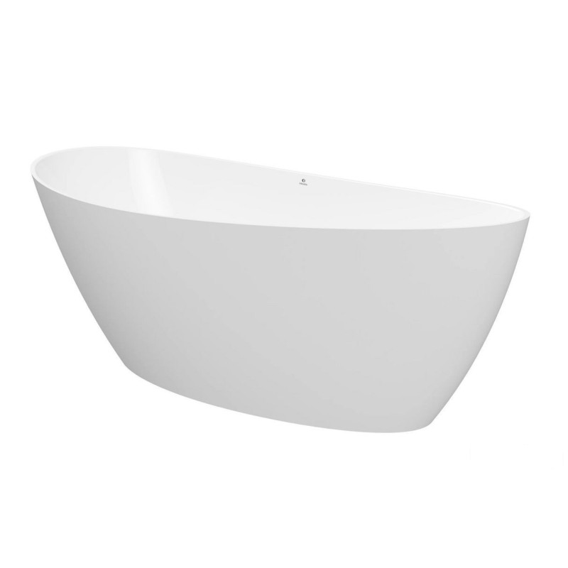 Wanna wolnostojąca biały mat z marmuru 150 Capri Inbalia (BTFS00100C00M110I)