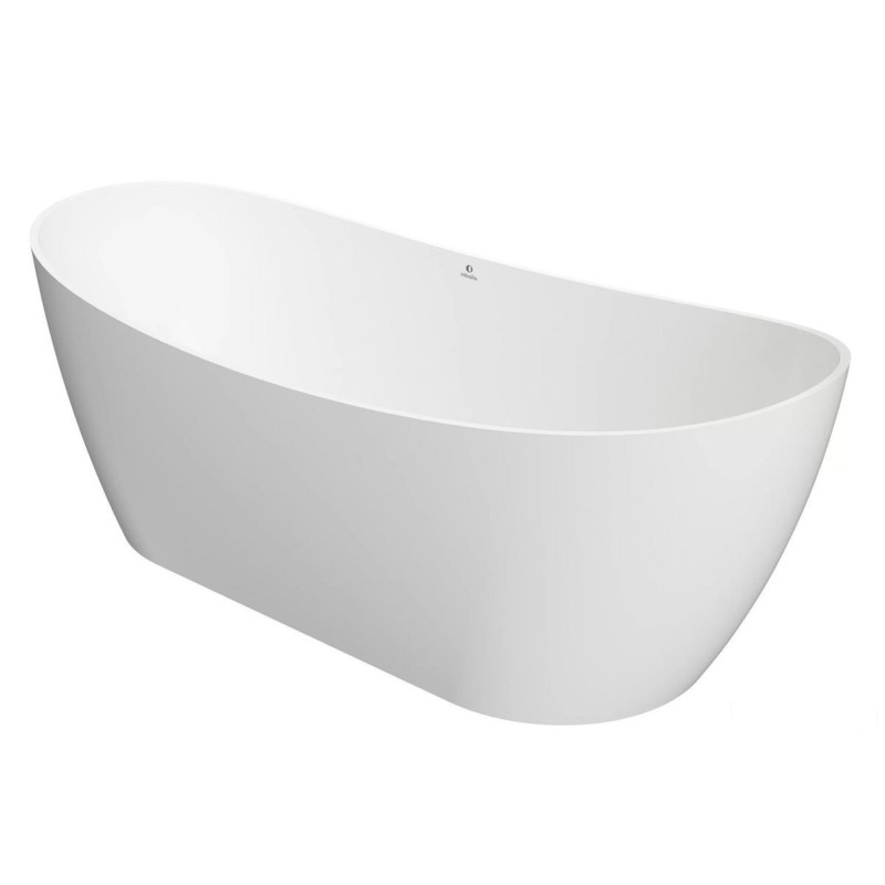 Wanna wolnostojąca biały mat z marmuru 160 Laguna Inbalia (BTFS00101C00M110I)