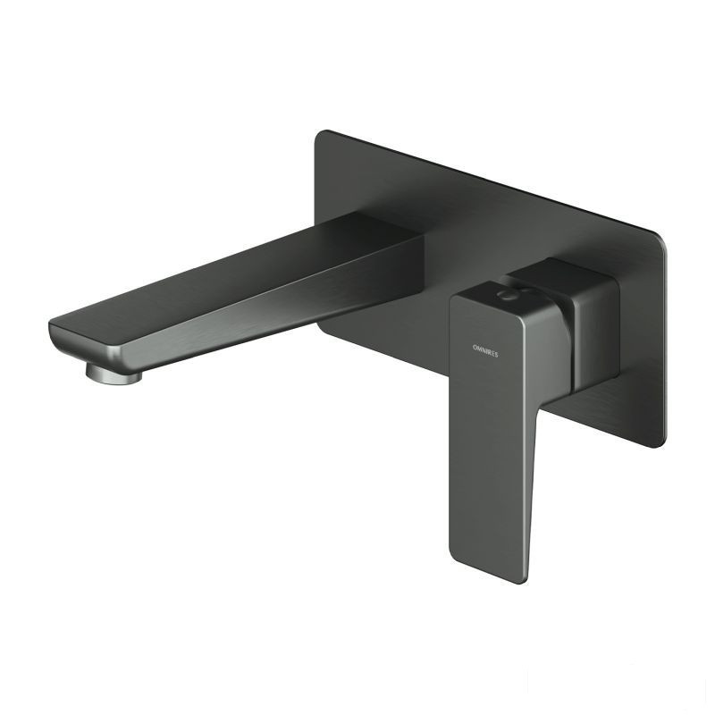 Bateria umywalkowa podtynkowa grafit Parma Omnires (PM7415GR)