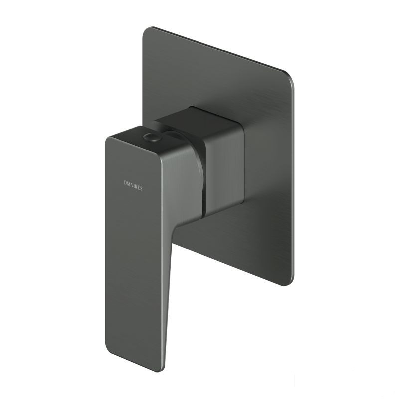 Bateria prysznicowa podtynkowa grafit Parma Omnires (PM7445GR)