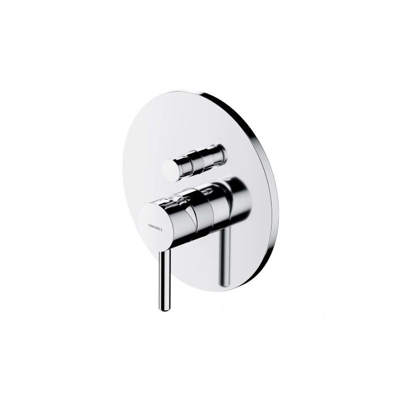 Bateria prysznicowo-wannowa podtynkowa Y chrom Omnires (Y1235CR)