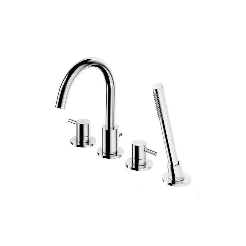 Bateria wannowa 4-otworowa Y chrom Omnires (Y1232CR)