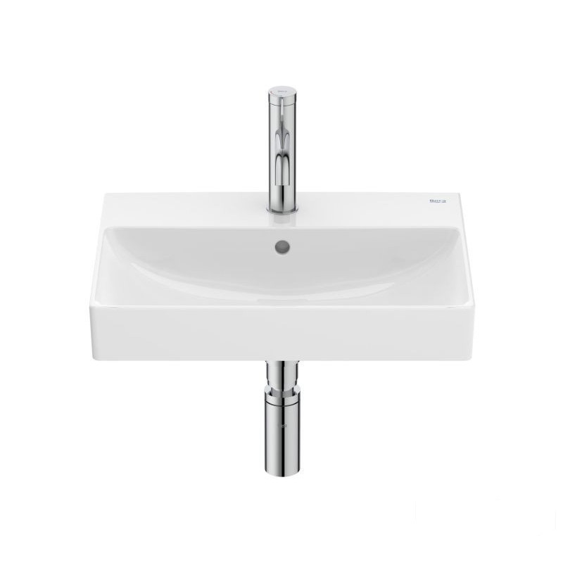 Mała umywalka ścienna 50 cm ONA Compacto Fineceramic Roca (A32768E000)