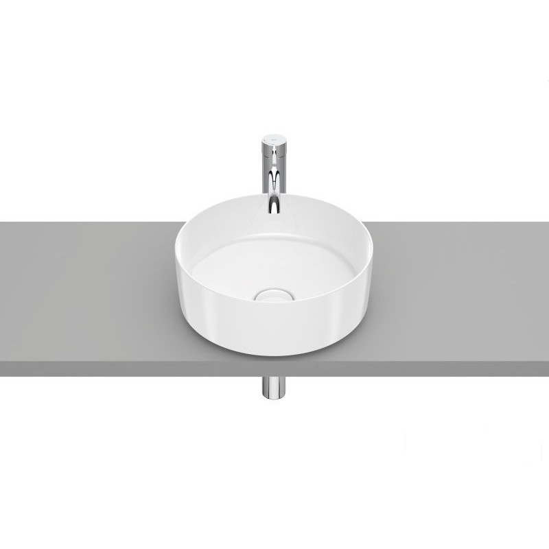 Umywalka nablatowa 37 cienkościenna Round FINECERAMIC Inspira Roca (A327523000)