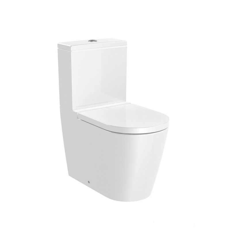 Miska WC do kompaktu Round Rimless o/podwójny inspira Roca (A342526000)