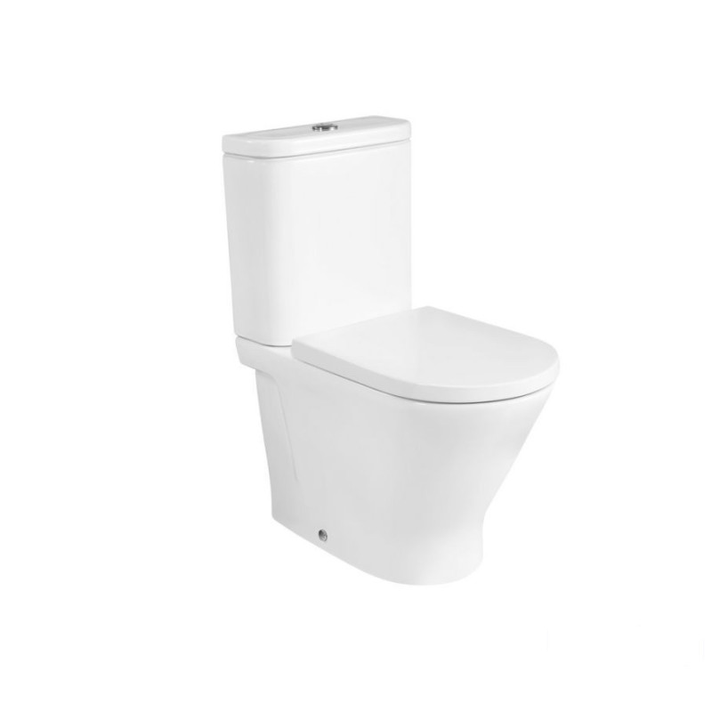 Miska WC Round o/podwójny do kompaktu Rimless przyścienna Gap Roca (A3420N7000)