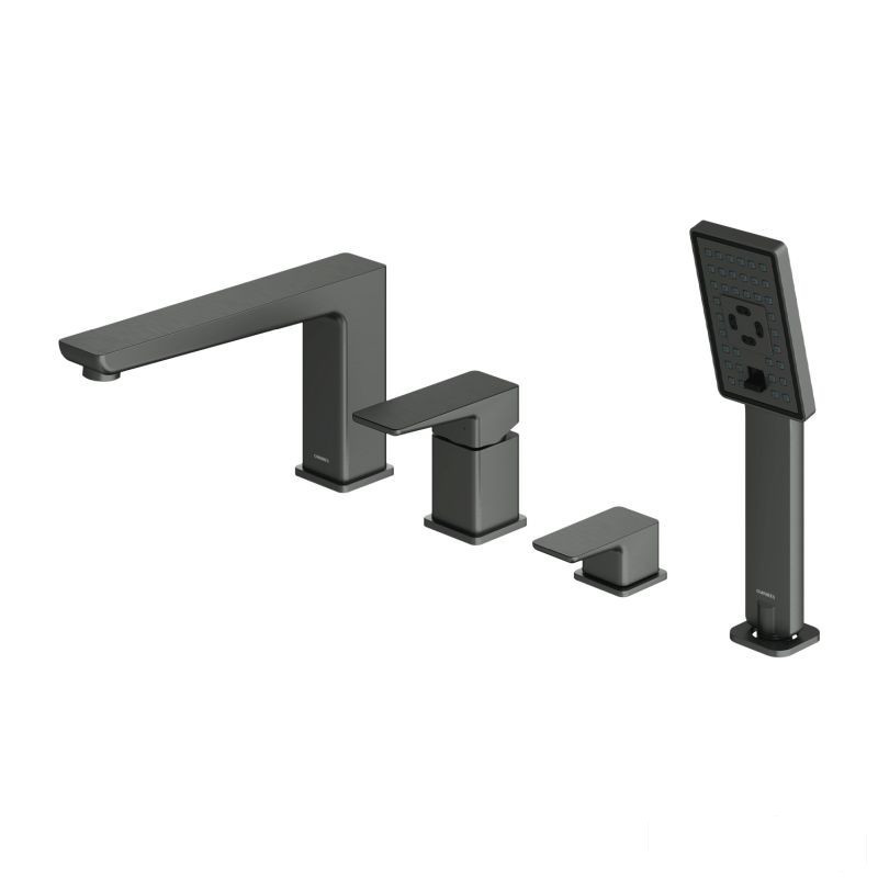 Bateria wannowa 4-otworowa grafit Parma Omnires (PM7432GR)