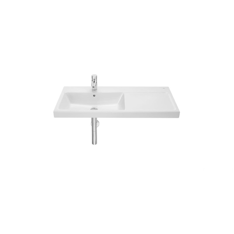 Umywalka ścienna asymetryczna 100x46 cm lewa Gap Roca (A3270MB000)