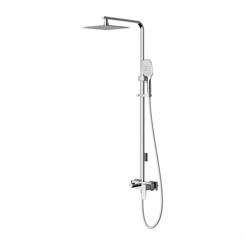 System prysznicowy natynkowy chrom Parma Omnires (PM7444CR)