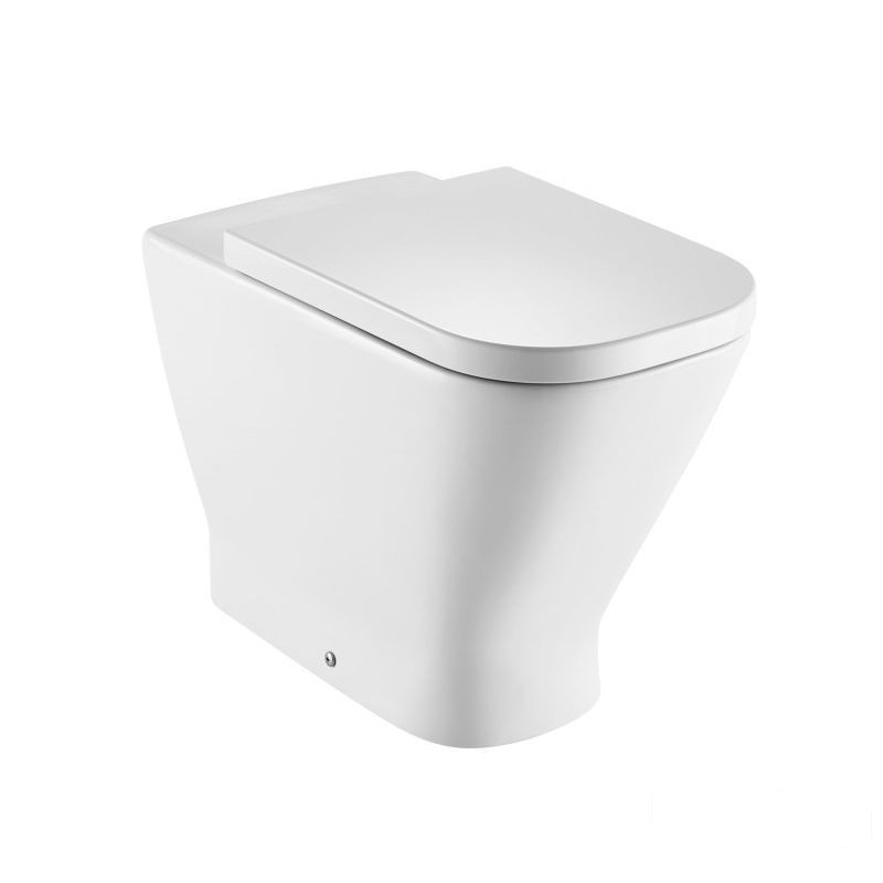 Miska stojąca Rimless przyścienna o/podwójny Gap Roca (A347737000)