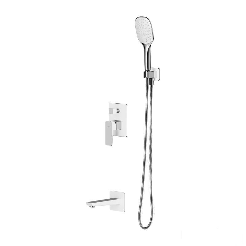 System wannowy podtynkowy chrom/biały Parma Omnires (SYSPMW01CRB)