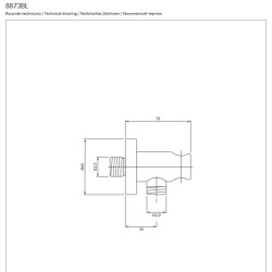 Przyłącze kątowe czarny...