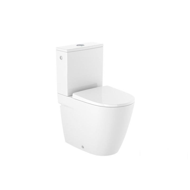Miska WC o/podwójny do kompaktu Rimless (przyścienna) Roca (A342688000)
