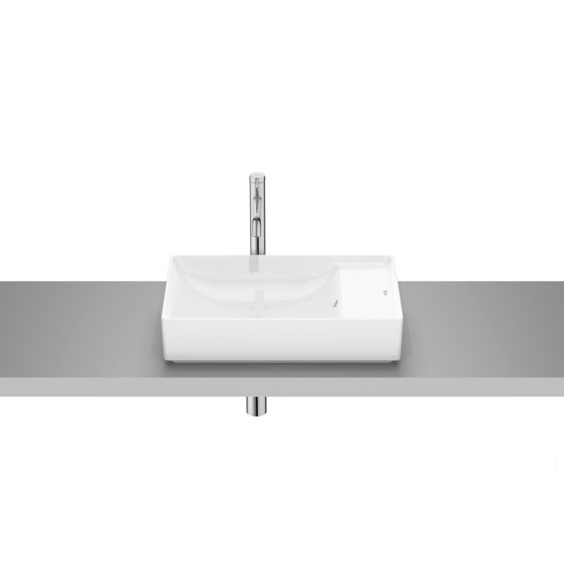 Umywalka nablatowa 55 cm Square Fineceramic Roca (A32768C000)