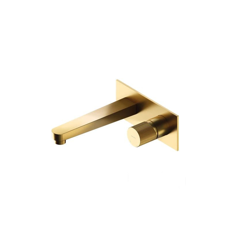 Bateria umywalkowa podtynkowa Contour złoto szczotkowane Omnires (CT8015GLB)