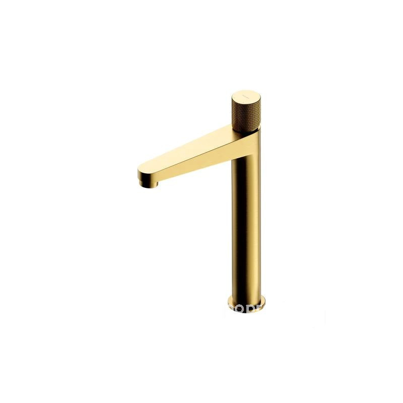 Bateria umywalkowa wysoka Contour złoto szczotkowane Omnires (CT8012GLB)
