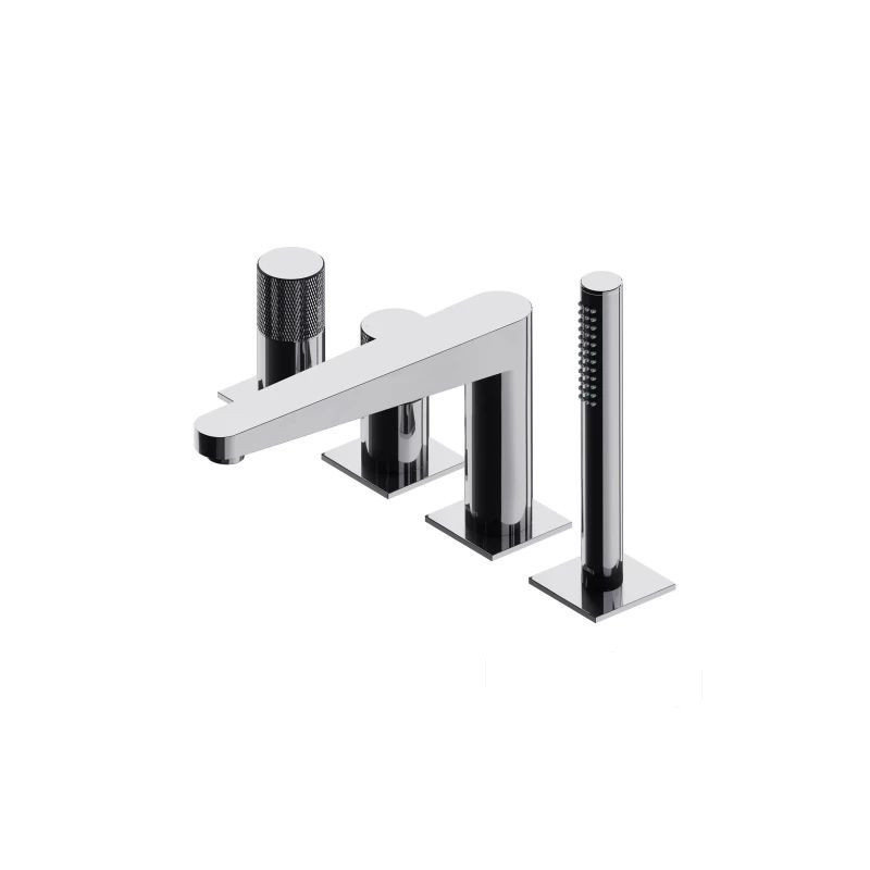 Bateria wannowa 4-otworowa Contour chrom Omnires (CT8032CR)