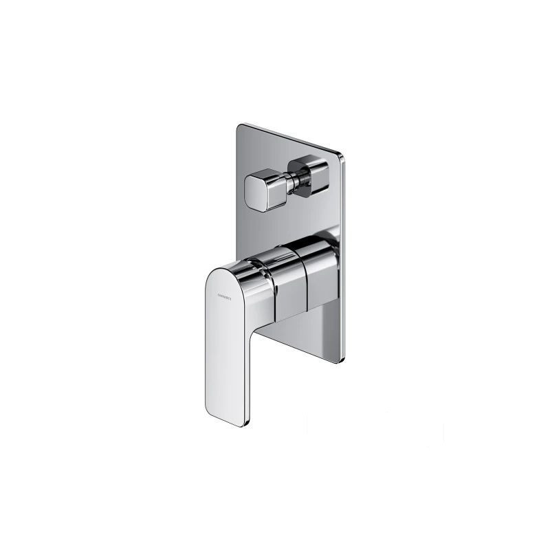 Bateria prysznicowo-wannowa podtynkowa Baretti chrom Omnires (BA7835CR)