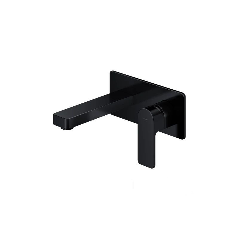 Bateria umywalkowa podtynkowa Baretti czarny mat Omnires (BA7815BL)