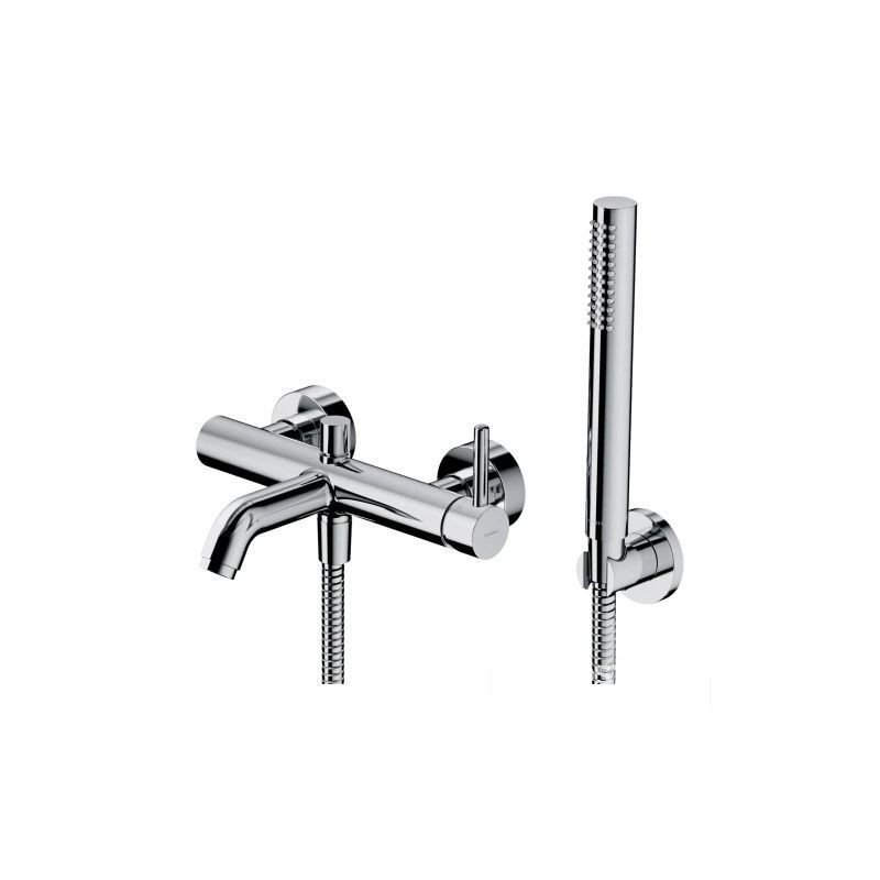 Bateria wannowa z zestawem prysznicowym Y chrom Omnires (Y1231CR)