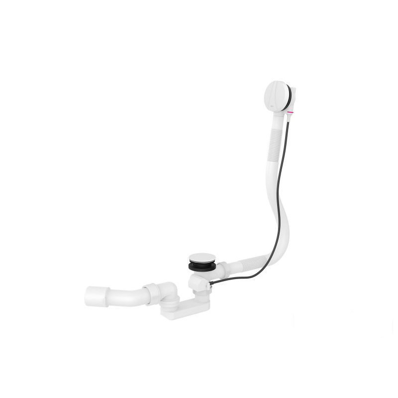 Syfon wannowy automatyczny biały połysk z systemem przelewowym Aqua Roca (A50640460A)