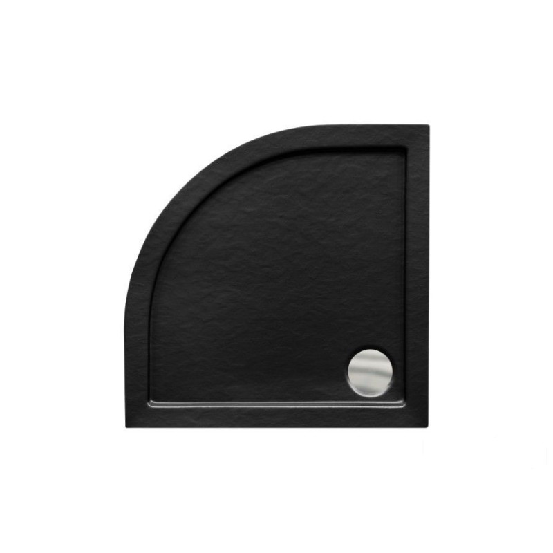Brodzik półokrągły 80 Aron Slimline Stone Effect Besco (BAA-80-NR-CN)