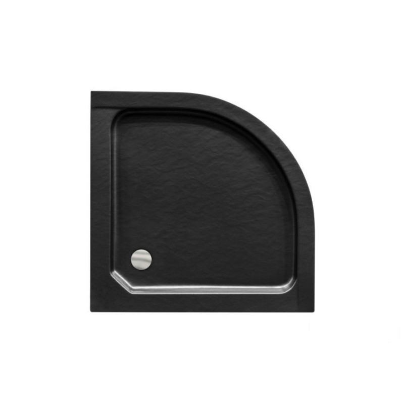 Brodzik półokrągły Alex 80 Stone Effect Besco (BAA-80-CN)