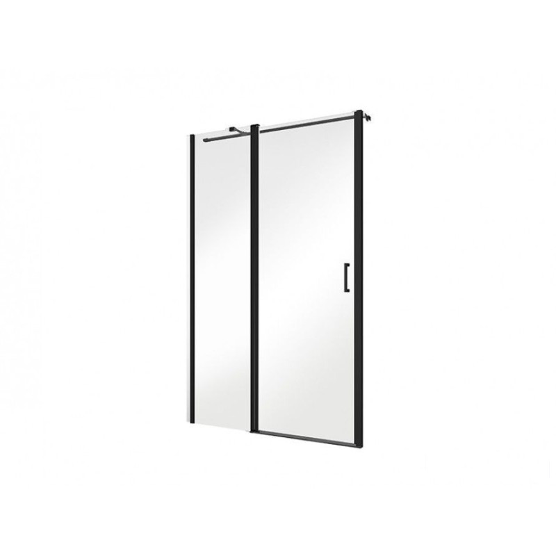 Drzwi prysznicowe 120x190 Exo-C Black Besco (ECB-120-190C)
