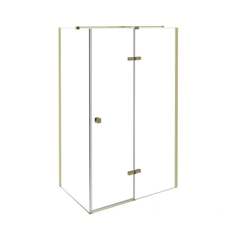 Kabina prysznicowa 100x80x195 Pixa Gold Besco (PPP-108-195G)