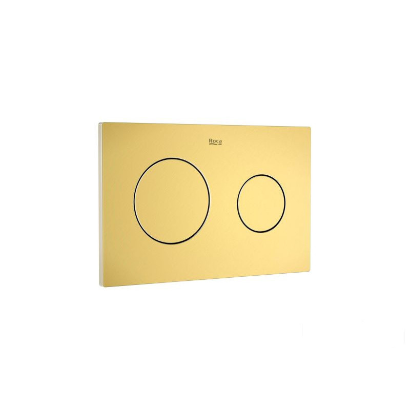 PL10 ONE - Przycisk podwójny brushed gold Roca (A8901890VA)