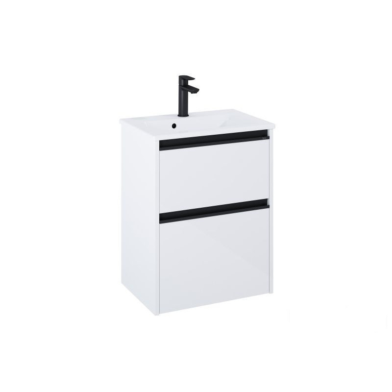 Szafka 50 cm podumywalkowa wisząca biały połysk wersja compacto Gap Pro Roca (A857907806)