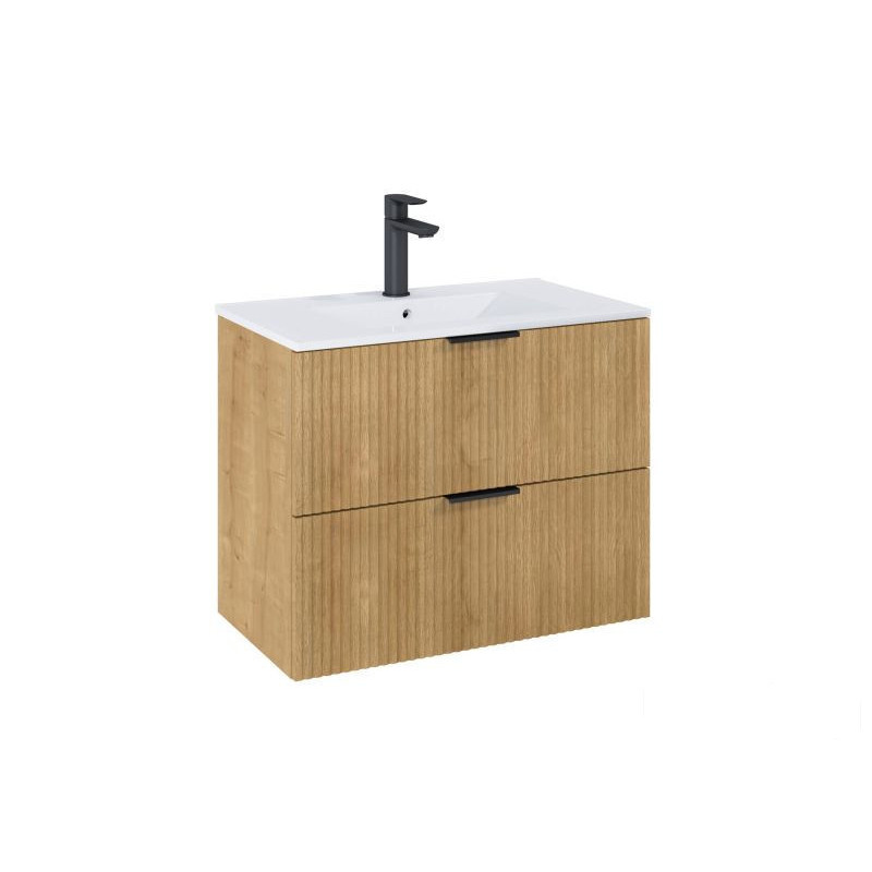 Szafka 80 cm podumywalkowa wisząca jasny dąb Reef Roca (A857955464)