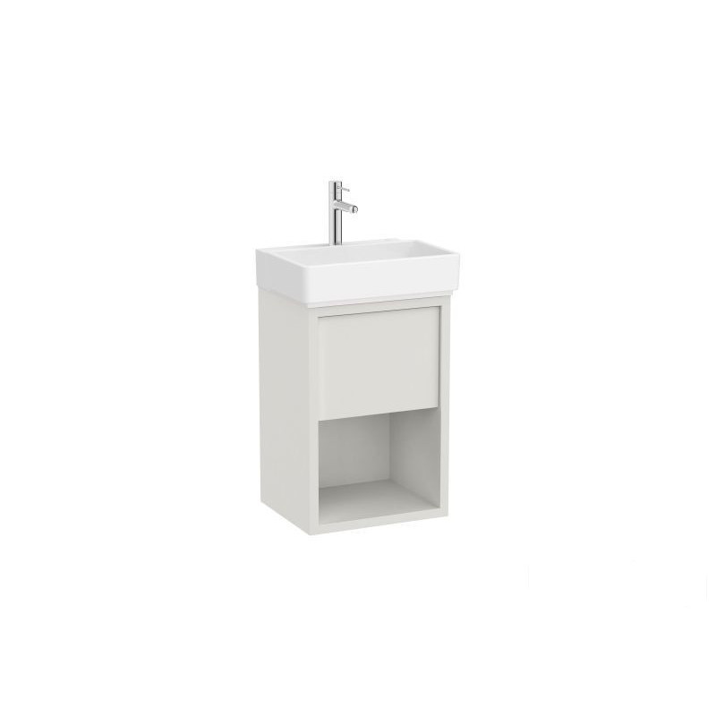 Szafka z umywalką 45 cm biały mat Tura Roca (A852023558)