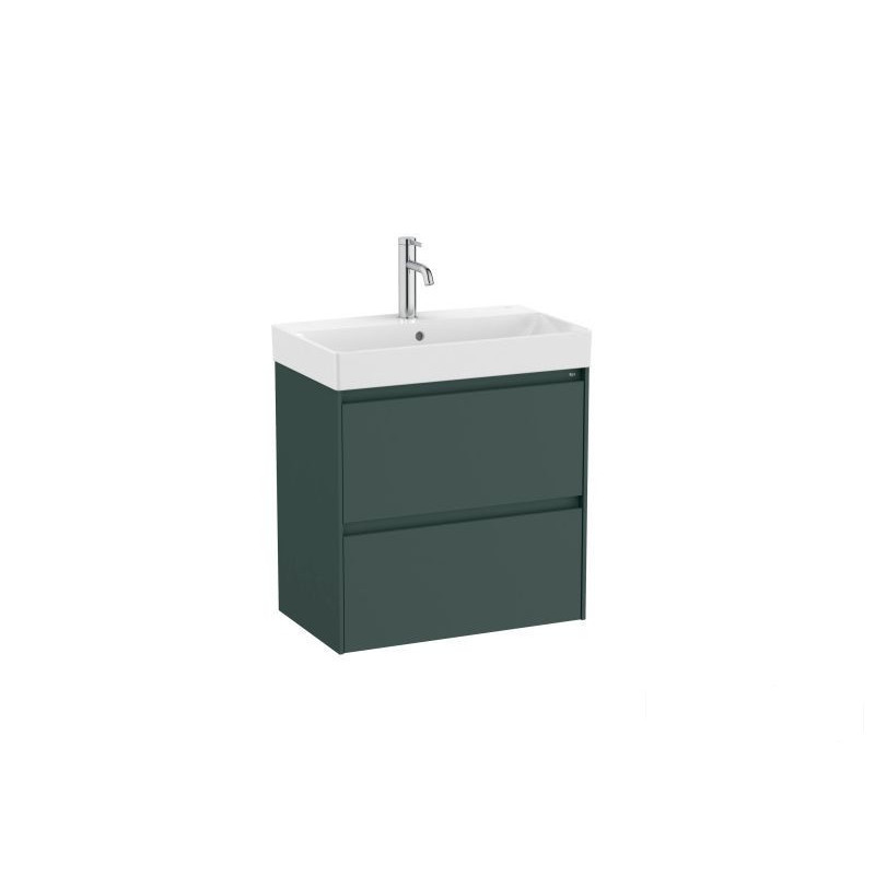 Szafka z umywalką 60 cm ciemny zielony mat Ona Roca (A851684513)