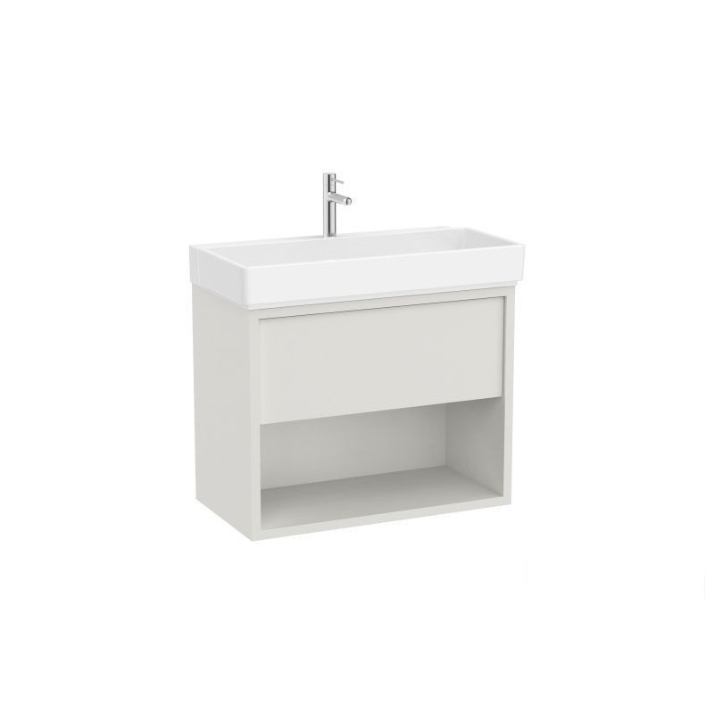 Szafka z umywalką 80 cm biały mat Tura Roca (A852030558)