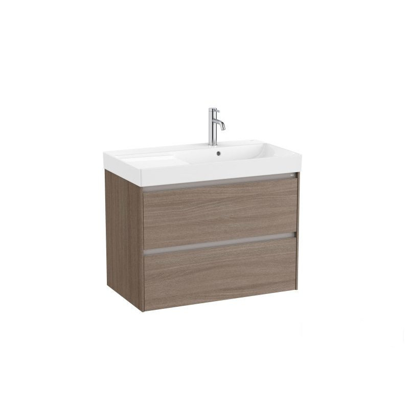 Szafka z umywalką 80 cm ciemny wiąz Ona Roca (A851690511)