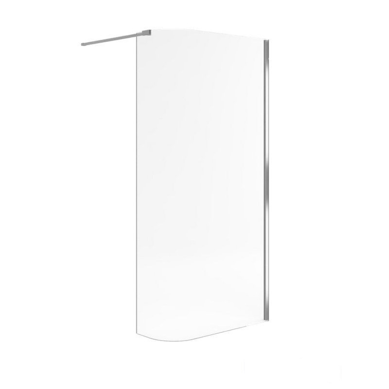 Ścianka prysznicowa gięta walk-in 93x200cm Vidoq chrom Excellent (KAEX.1507.930.LP.CR)