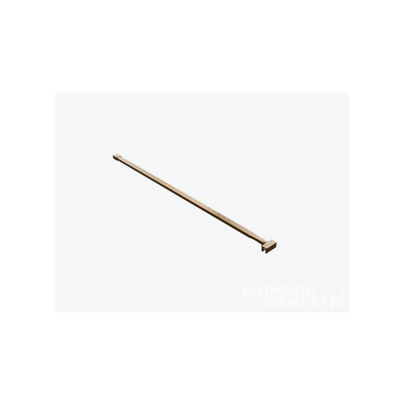 Wspornik do walk-in Vidoq 120cm do docięcia miedź szczotkowana Excellent (KAEX.1599.1200.CB)