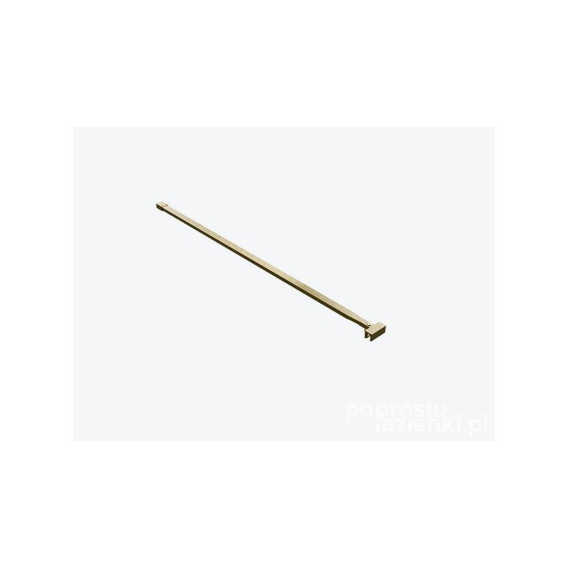 Wspornik do walk-in Vidoq 120cm do docięcia złoto szczotkowane Excellent (KAEX.1599.1200.GB)