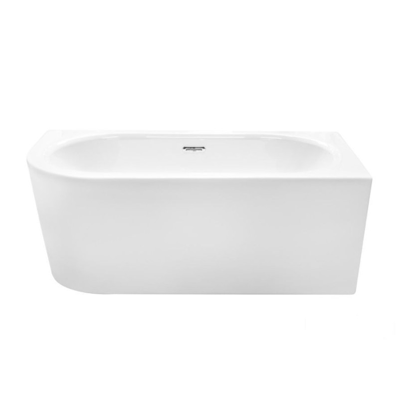 Wanna wolnostojąca Avita A-line 150x75 z przelewem szczelinowym slim Besco (WAA-150APGS)
