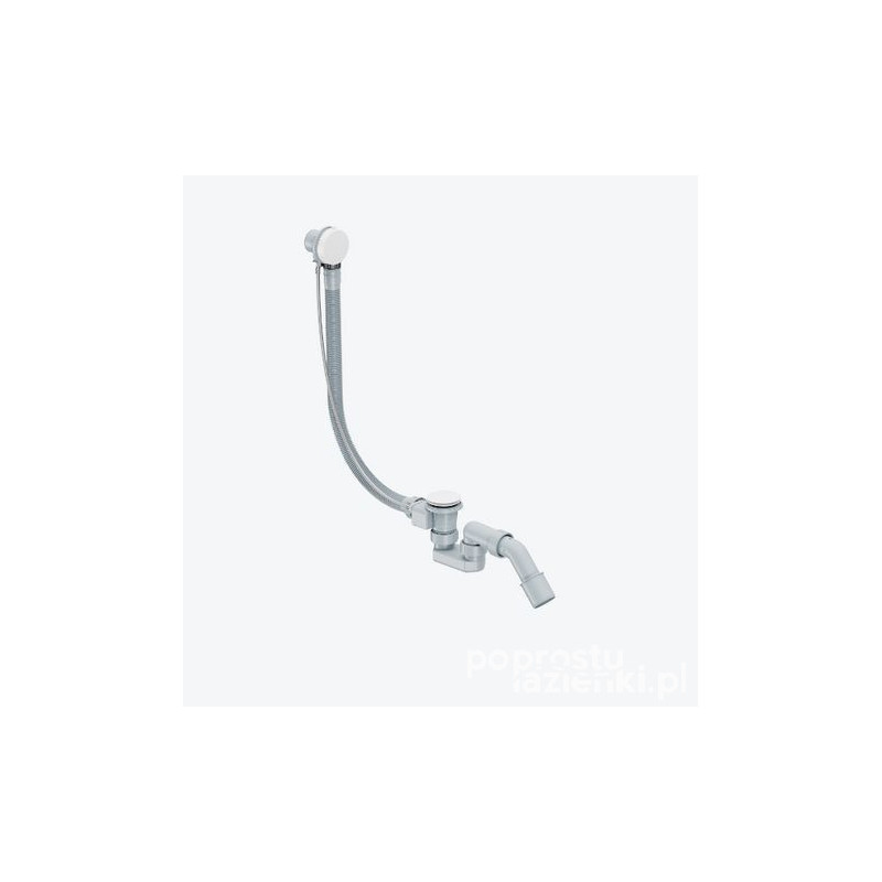 Syfon wannowy automatyczny 80 cm Simple 2.0 biały połysk Excellent (ARIN.3180WH)