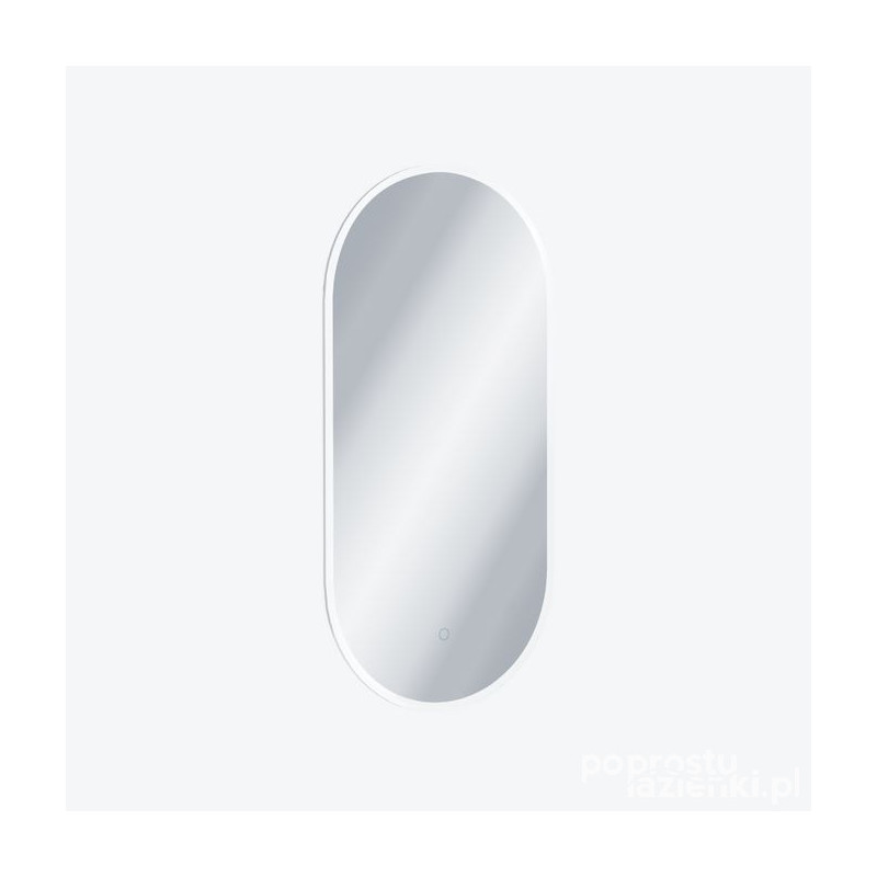 Lustro łazienkowe owalne z oświetleniem LED Lumiro Excellent (DOEX.LU100.050.AC)