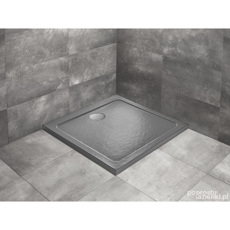 Brodzik kwadratowy 100x100 Doros C Stone antracytowy Radaway (SDRC1010-01-64S)